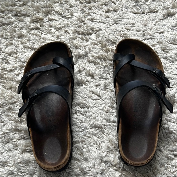 Birkenstock Mayari Black Double Strap Sandals EU 41 - Picture 3 of 7